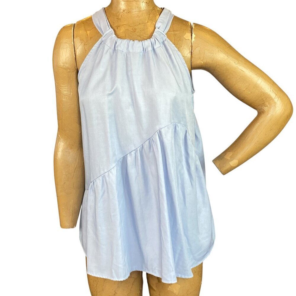 Entro‎ Halter Swing Top Sz S Blue #89J